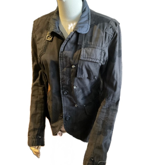 G-STAR RAW Camouflage Jacket with Snap Closure & Multiple Pockets Pristine M - Picture 1 of 16